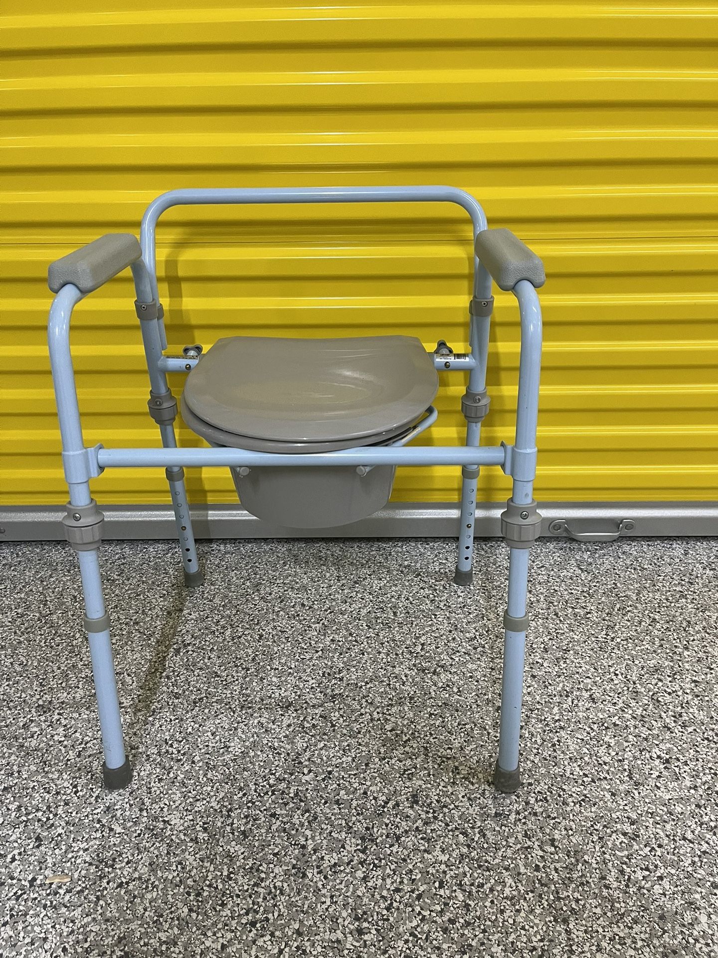 Drive Medical Steel Bedside Commode