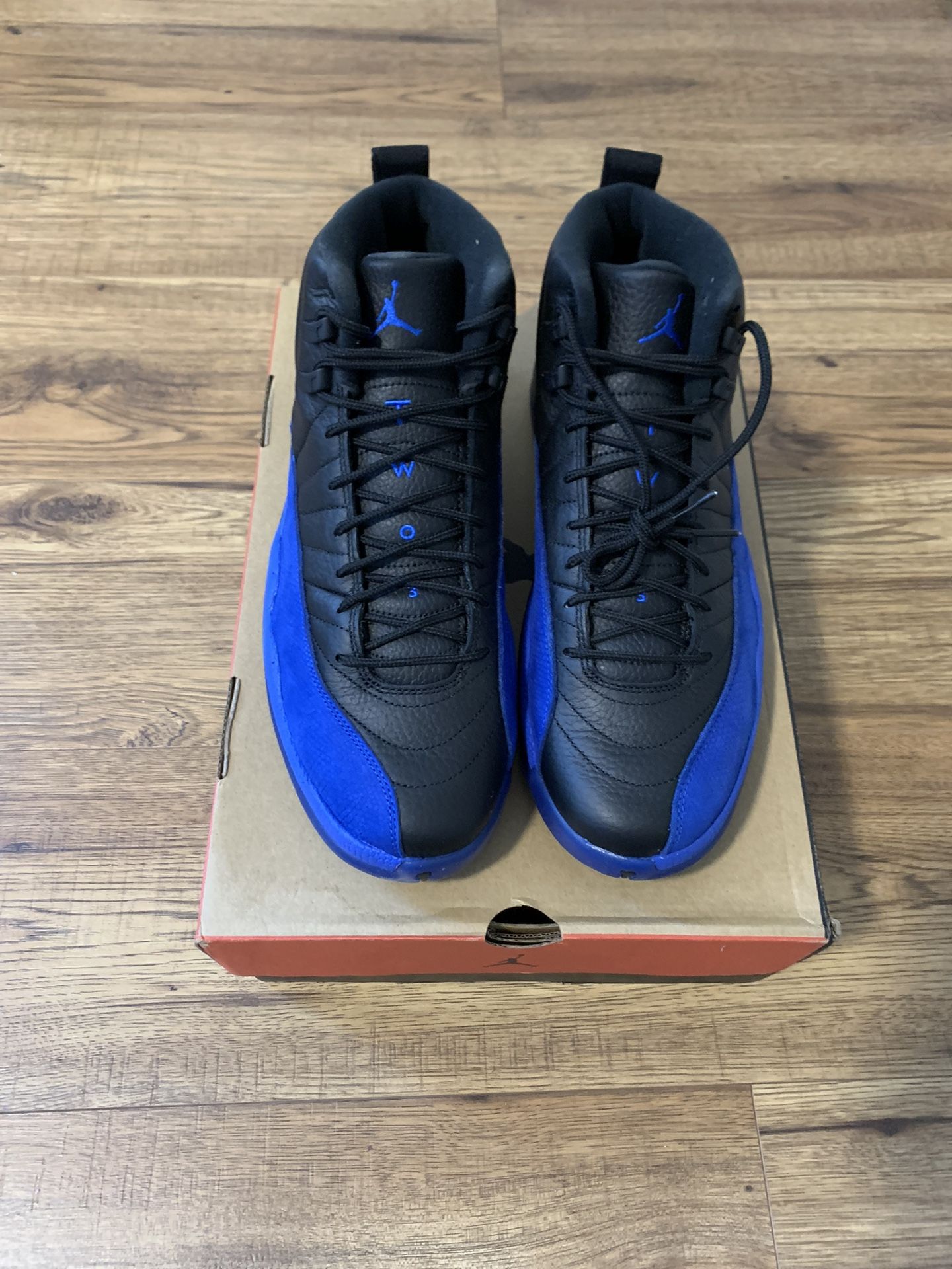 Jordan 12 Retro Black Game Royal Size 12 DS