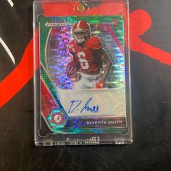 Rare Rookie Auto Of Devonta Smith With Jersey Number As Numbered 6/25 