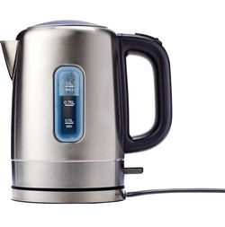 Amazon Basics Electric Stainless Steel Kettle for Tea and Coffee
