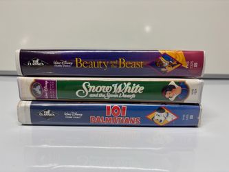 Walt Disney VHS Lot of 3 Classic Films