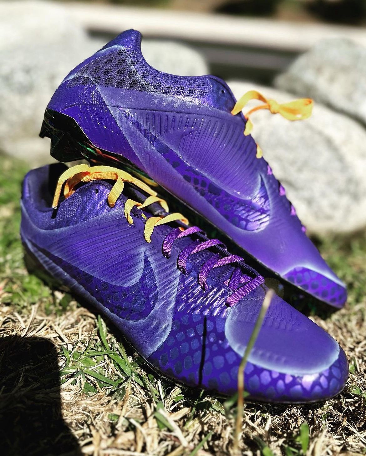 Kobe Bryant Black Mamba Football Cleats