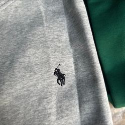 Gray Polo Zip Up