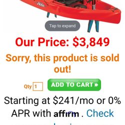 Mirrage Outfitter Hobie 12 Feeet  Doble Seat