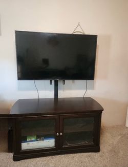 Ethan Allen Entertainment Center with Vizio TV