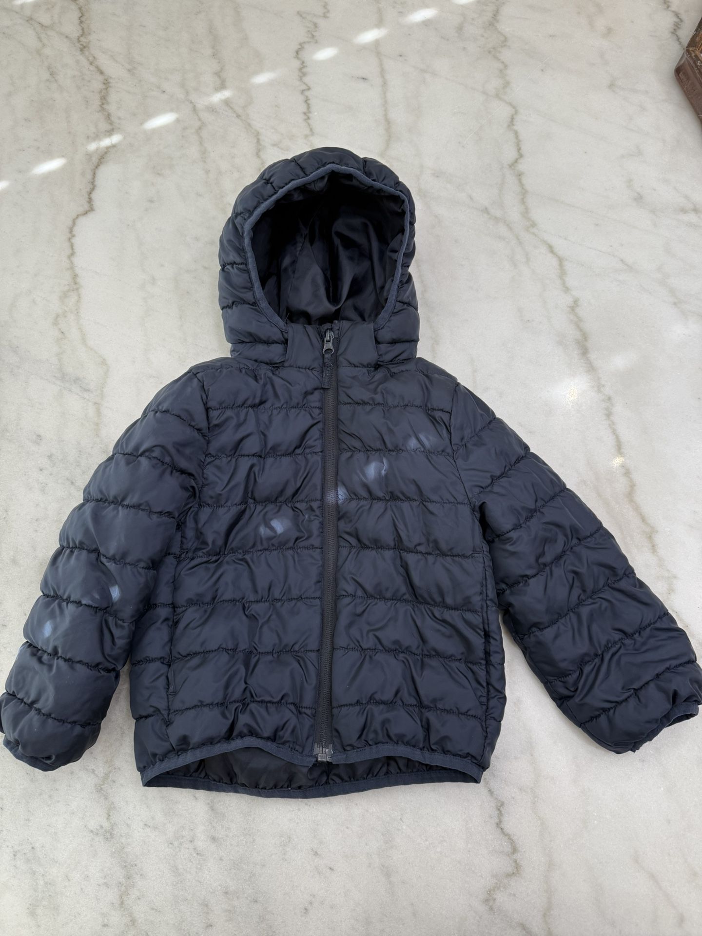 H&M Toddler Blue Puffer Jacket with Hood