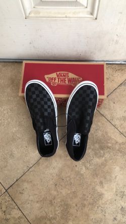 Vans, off-the-wall, checkered, slip on Brand New