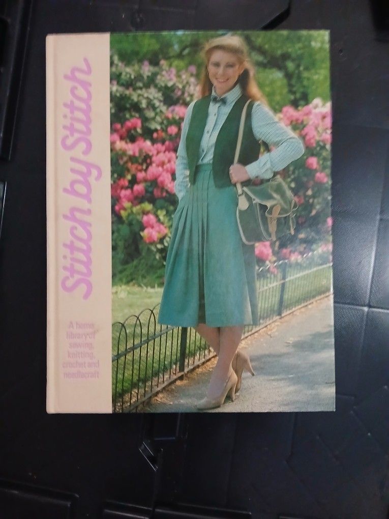 Stitch by stitch home library of sewing knitting crochet and needlecraft book