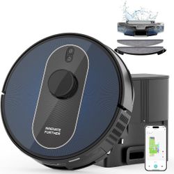 New Robot Vacuum & Mop – Self Emptying, 5000Pa Suction, Smart LiDAR, Pet Hair Friendly