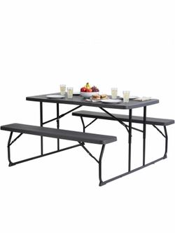 Picnic table foldable 900lbs limit