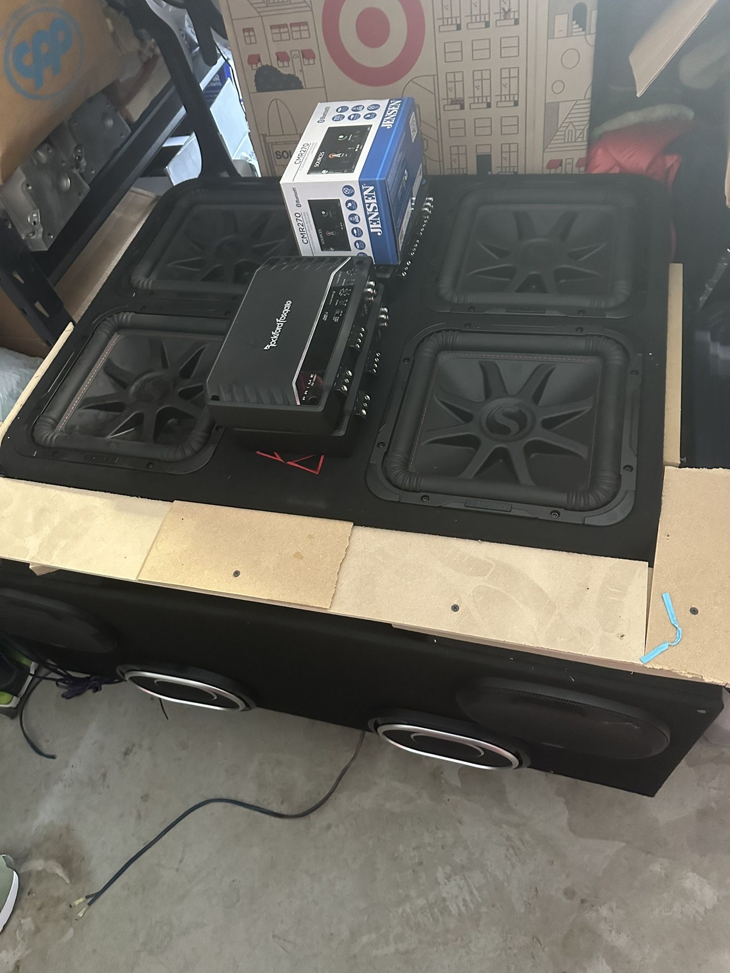 Kicker Loud System 4 12" Solo Baric L7 New Subs Rockford Fosgate Amplifiers