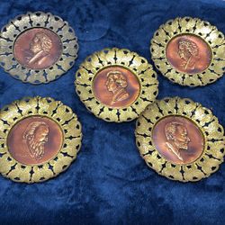 Beethoven, Brahms, Chopin, Tchaikovsky Hanging Plaques
