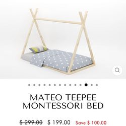 teepee montessori floor bed