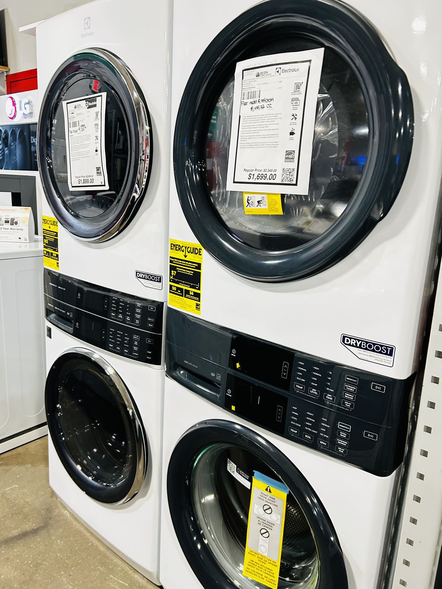 Lavadora Y Secadora Conjunto - Eléctrico Fuera De Caja/ Nuevo