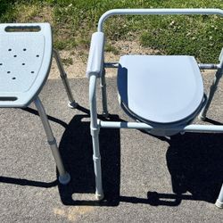 Commode and Shower Bench 