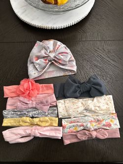 Baby girl head band bundle