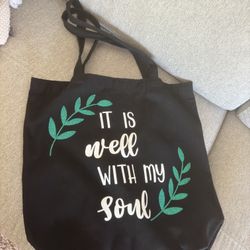 Canvas Book Bag 