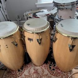 Latin percussion congas set of 3