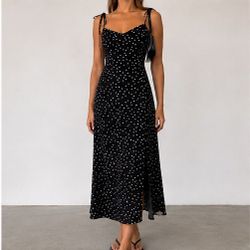 Black Polka Dot Dress