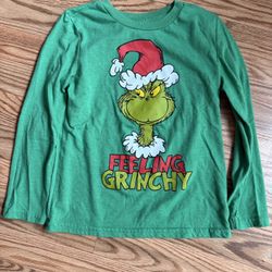 Grinch Boys Long Sleeve Shirt Size 6