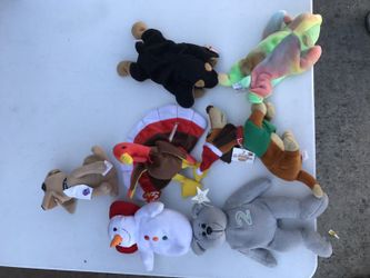 Plush toy doll lot Beanie baby Taco Bell dog dennys