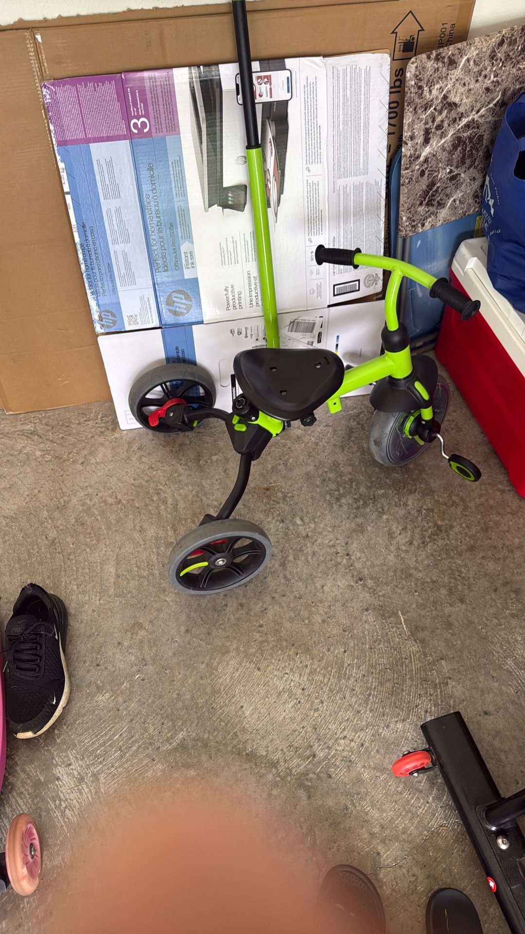 Kids Tricycle With Push Handle