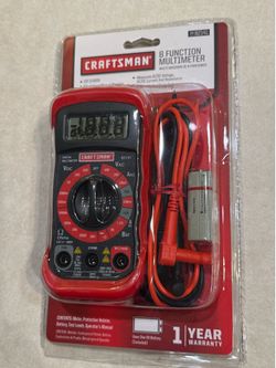 New Craftsman Multimeter