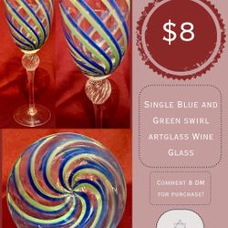 Artglass Wine Glass