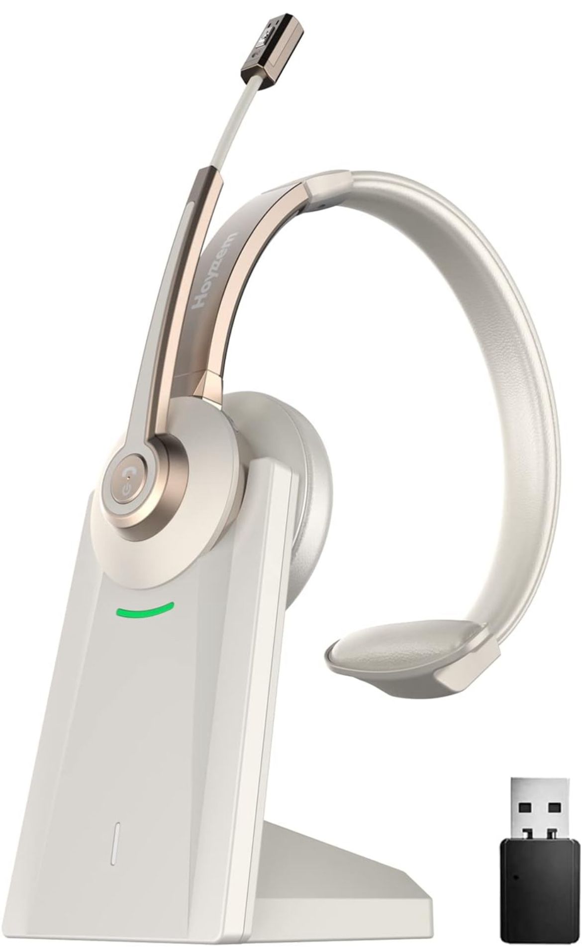 Bluetooth Headset, Wireless Headphones With Microphone Noise Canceling