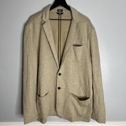 Faherty Reserve Inlet Knit Blazer Mens XXL Khaki
