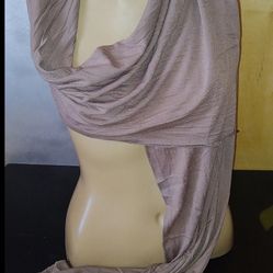 Scarf with Crystal Detailing