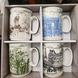 JE TAIME PARIS four Scenes Mug Collection