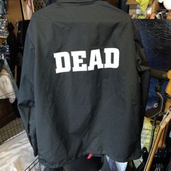 Gothic Horror Halloween Independent Trading Co Water-Resistant Coach Jacket Dead