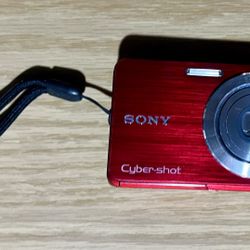 Sony Red DSC-W560 14.1MP 4x Optical Zoom CCD  Digital Camera