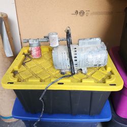 1/2 HP..GE Supplied Air Pump Package: Mask And Hose