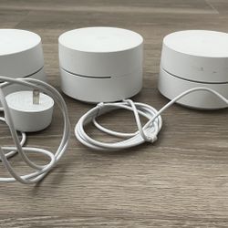 Google - Wifi - Mesh Router (AC1200) - 3 pack - White