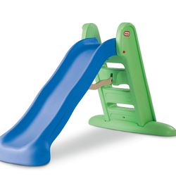 Little Tikes Easy Store Large Slide , Blue/Green