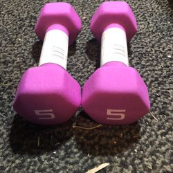 Dumbbells 5lbs Pair