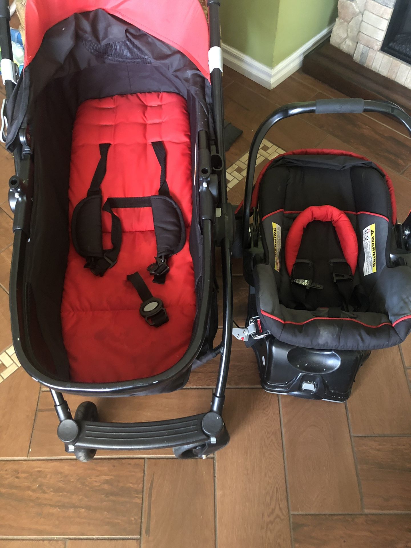 Stroller and baby carrier