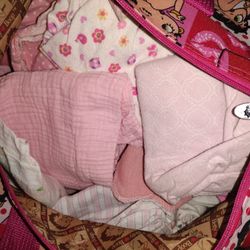 Baby Girl Cover And Towel 