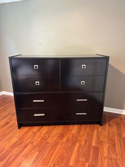 Large black dresser