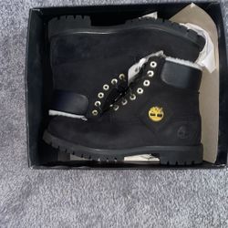 TIMBERLAND PREMIUM 6 IN WP WAEM LINED B BLACK NUBUCK