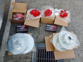 Chrysler/dodge all 4 brake pads calipers and rotors  $600obo