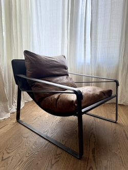 Moe’s Connor Club Chair - Brown Leather