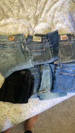 Variety of jeans