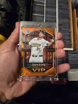 Nick Kurtz Bowman Chrome VIP Baseball Card