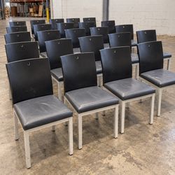 Black Dining / Restaurant Chairs – $35 Each