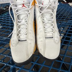 Jordan White And Yellow 10.5 