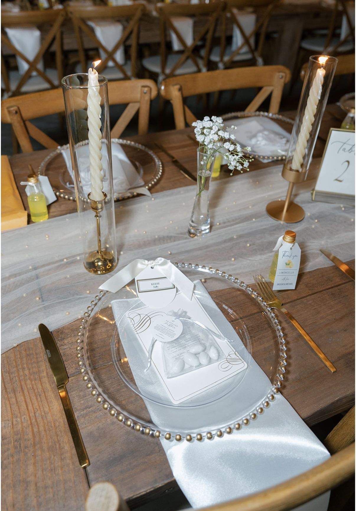 100 Ivory Satin Napkins 