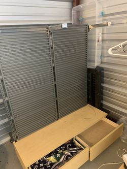Clothes Racks W Drawers